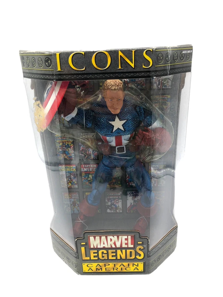 Marvel Legends Icons Series 12" Captain America Unmasked