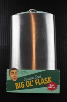 Frasco Nuevo en Caja Wembley 64 OZ Big Ol' Frask Contenedor de Acero Inoxidable Nuevo Foto 1 de 4