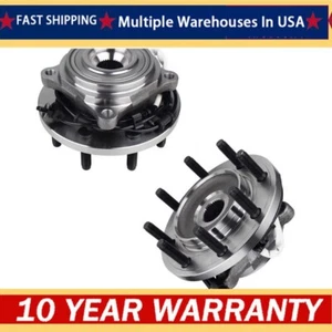 Set of 2 Front Wheel Bearing Hub for 2014- 2018 Ram 2500 3500 6.4L 6.7L V8 8LUG - Picture 1 of 9