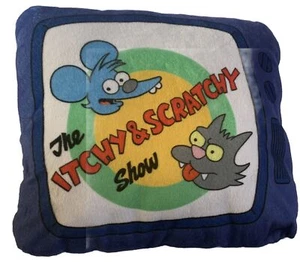 The Simpsons Itchy & Scratchy Show Dekokissen Universal Studios Matt Groening. - Bild 1 von 8