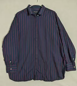 Camisa Banana Republic Para Hombres Manga Larga Rayas Parker Túnica Ajuste Talla XL Lyocell - Imagen 1 de 9