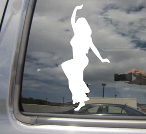 Belly Dancer Dance #3 - Dancing Car Bumper Window Vinyl Decal Sticker 10363 - Picture 1 of 2
