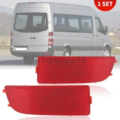 Rear Bumper Reflector Light Cover For Mercedes Benz Sprinter 2500 3500 2010-2018 - Image 1 of 4