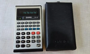 🧮 SCHÖNER SELTENER CASIO FX-15 Vintage wissenschaftlicher Taschenrechner # funktioniert - Bild 1 von 12
