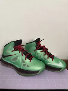 Nike Lebron 10 Cutting Jade Green 2012 543564-301 Size 7Y - Picture 1 of 7