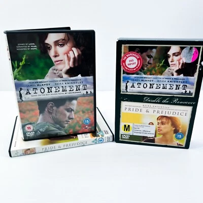 Pride And Prejudice/Atonement (DVD, 2001) Sylvester Morand, Claudie Blakley - Image 1 of 4