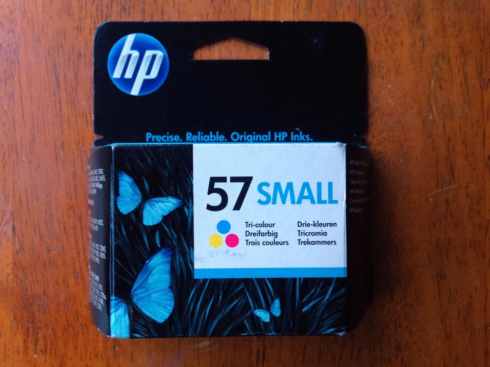 Genuine HP 57 Small Colour Ink Cartridges (C6657AE, C6657G) 1613 2105 2110 2175 - Image 1 of 1