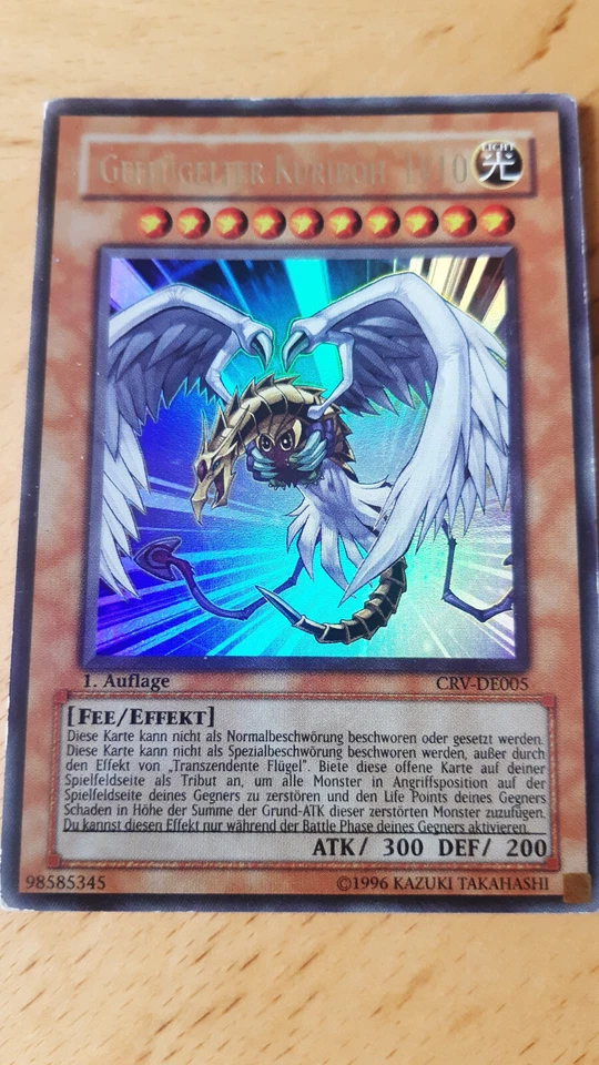 Yu-Gi-Oh! Geflügelter Kuriboh LV10/ CRV-DE005/ 1st. Aufl./ Ultra Rare - Bild 1 von 1
