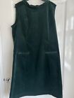 BNWT Laura Ashley Bottle Green Velvet Dress Size 18 £75