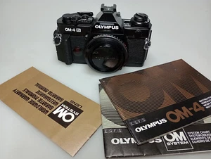Olympus OM-4 Ti Titan Black + Grip - Picture 1 of 8