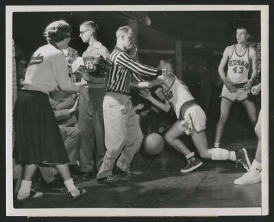 1954 "Fist Fight at Indiana High School Basketball", Milan Miracle Season Photo - Image 1 of 2