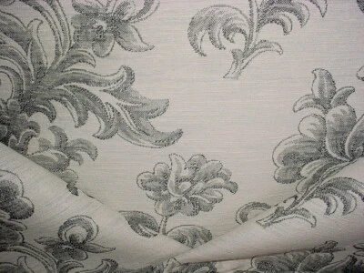 4Y Scalamandre 00051248 Arles GW Charcoal Soft Black Tapestry Upholstery Fabric - Image 1 of 4
