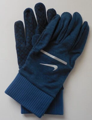 Nike Dri-Fit Sphere Running Gloves Men Blue Force/Heather Green/Silver Large - Image 1 of 4