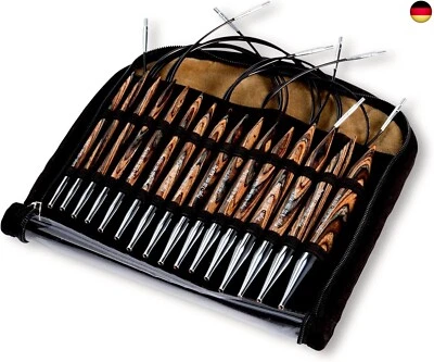 BESUCHE DEN PRYM- Prym 223800 Rundstricknadel Set NATURAL 4,0 - 10,0 mm, Naturfarben