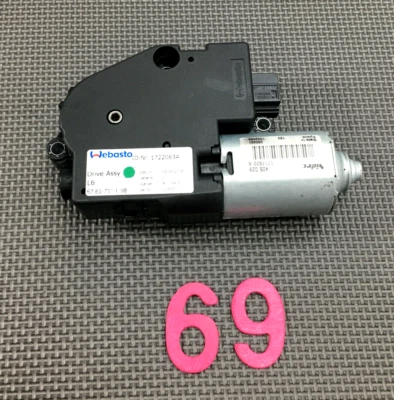 08-16 BMW E92 328i Overhead Sunroof Sun Roof Window Motor Webasto OEM 7193398 - Image 1 of 4