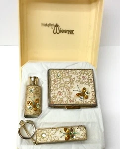 Wiesner Of Miami Trickettes Compact Parfum Flakon Schlüsselanhänger Set OVP - Bild 1 von 10