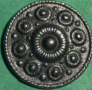 Vintage Pewter Buttons~ (8) 3/4” Beautiful KNAPPE DESIGN Norwegian - Picture 1 of 6