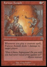 Magic the Gathering MTG Furious Assault (191) Mercadian Masques   LP