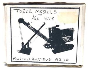 7mm/O TOBER MODELS RUSTON BUCYRUS RB10 EXCAVATOR KIT, NB BOX SAYS 1:48 SCALE - Picture 1 of 1