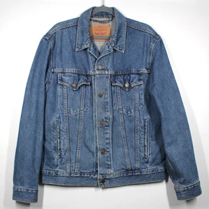 Vintage LEVI’S 75506 Mid Blue Denim Type 3 Trucker Jacket Size Medium-40 Canada - Picture 1 of 19