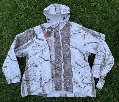 huntworth snow camo jacket oaktree NWT New Water Proof White Rare - Image 1 of 4