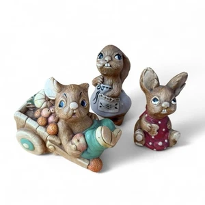 3 x Pendelflosse Hase Kaninchen Sammelfigur - Barrow Boy, Midge, Lucy Pocket - Bild 1 von 11