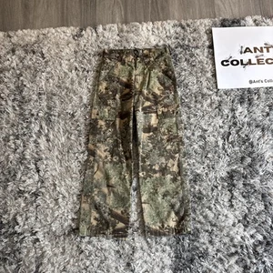 Vintage 90’s Kings Camo YOUTH Boys Size 10-12 Cargo Pants Y2K Hunting Realtree - Picture 1 of 11