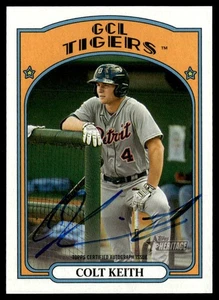 2021 Topps Heritage Minor League Real One Auto Colt Keith #ROA-CK B - Picture 1 of 2
