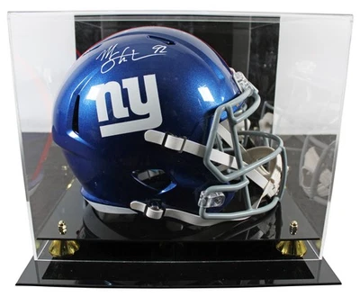 Giants Michael Strahan Signed Full Size Speed Rep Helmet w/ Case BAS Witnessed - Image 1 of 4