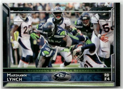 2015 TOPPS #206 MARSHAWN LYNCH SEATTLE SEAHAWKS - Image 1 of 2