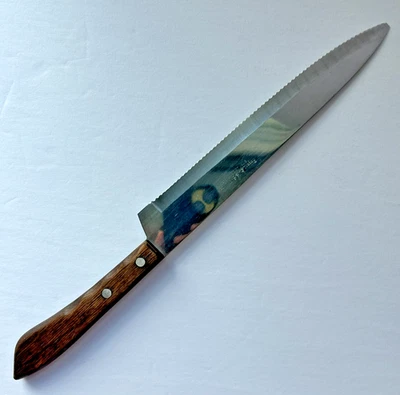 Cuchillo de cocina Regent Sherwood de acero inoxidable Japón hoja dentada de 7" de colección Foto 1 de 4