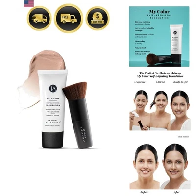Self-Adjusting Foundation Hydrating Face Makeup Skincare Infused Medium - Image 1 of 4