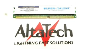 Super Talent D32PB1GJ RAM 1GB PC-3200 DDR-400 184-P N-ECC Desktop Memory- Tested - Picture 1 of 6