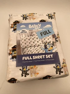 Disney BLUEY Halloween FULL SIZE Bedding Set Sheets Pillowcases Bluey Bingo NWT - Picture 1 of 2