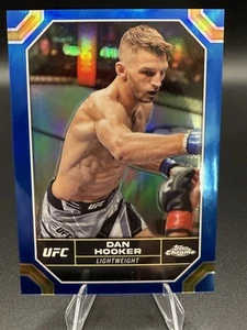 2024 Topps Chrome UFC Blue Refractor Dan Hooker #94/150  - Picture 1 of 2