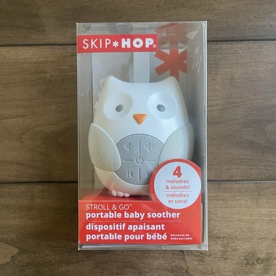 Skip Hop Stroll & Go Chupete Portátil Bebé Búho Máquina de Sonido Canción de Cuna NUEVO Foto 1 de 4