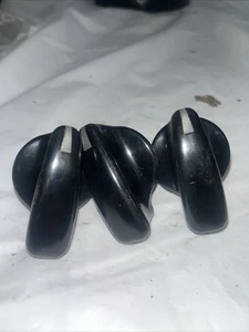 1990-1994 Plymouth Laser climate control knob 3pc black plastic L1 - Picture 1 of 5
