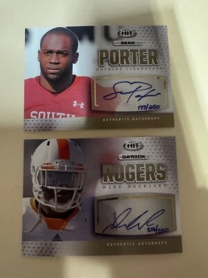 2013 Sage HIT Gold Parallel Autographs #'d/250 - Image 1 of 4