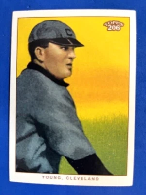 Cy Young 2002 Topps 206 Baseball - Naps - Image 1 of 2