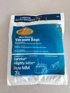 9 sacchetti sottovuoto di ricambio EnviroCare per stile Eureka MM Eureka potente acaro - Foto 1 di 2