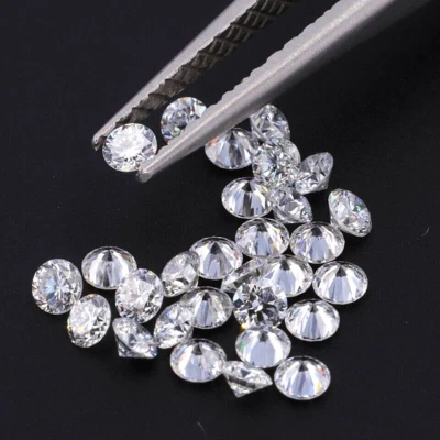 Loose Lab-Grown CVD Diamond LOT 2.50 MM D Color IF CLEARITY 17 PCS Certified - Image 1 of 4