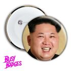 KIM JONG UN - NORTH KOREA Badges & Magnets - Button USA Donald Trump Funny Meme