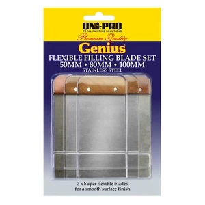 Uni-Pro Genius Flexible Filling Blades Set of 3- 50mm,80mm, 100mm - Picture 1 of 1
