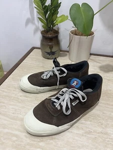 Vans Salman Agah True Vintage Late 90’s Brown Suede Made In Usa  Size 8 US - Picture 1 of 19