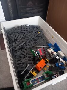 Lego City Train Parts And Huge Track Bundle