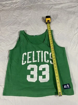 LARRY BIRD #33 CAMISETA SIN MANGAS STARTER AÑOS 80 RARA DE COLECCIÓN HECHA EN EE. UU. XL 46-48 BIN B Foto 1 de 4