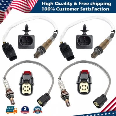 Set 4 Up+Down Oxygen Sensors fits For 2011 2012 2013 2014 Ford Mustang 5.0L V8 - Изображение 1 из 4
