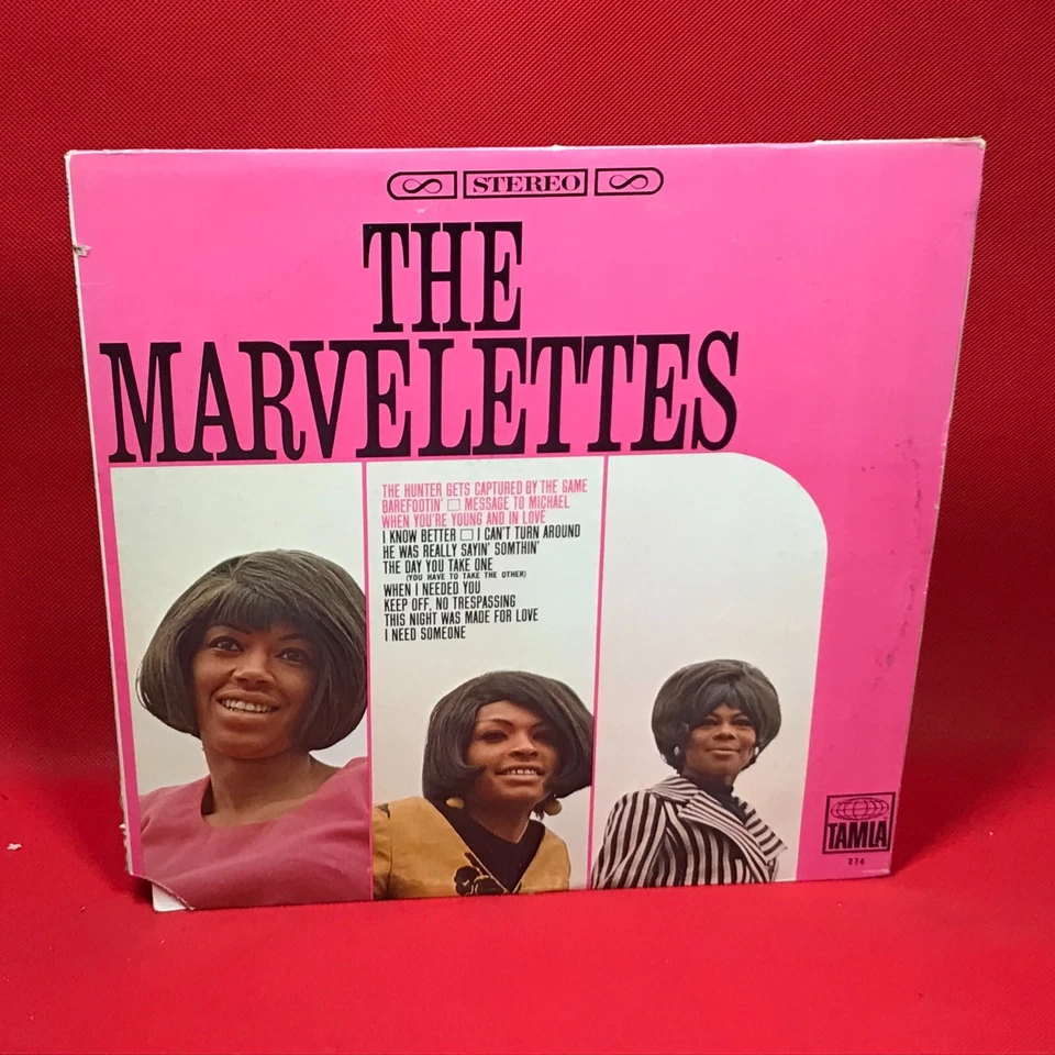 MARVELETTES The Marvelettes 1967 US Vinyl LP Tamla TS-274  Barefootin'  original - Image 1 of 4