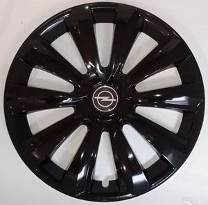 4 Enjoliveurs Roues Boulons Opel Corsa Astra Vectra Meriva Zafira 15'' noir - Imagen 1 de 1
