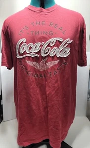 Rare Coca Cola Red Shirt With Big Patch Size L... - Picture 1 of 6